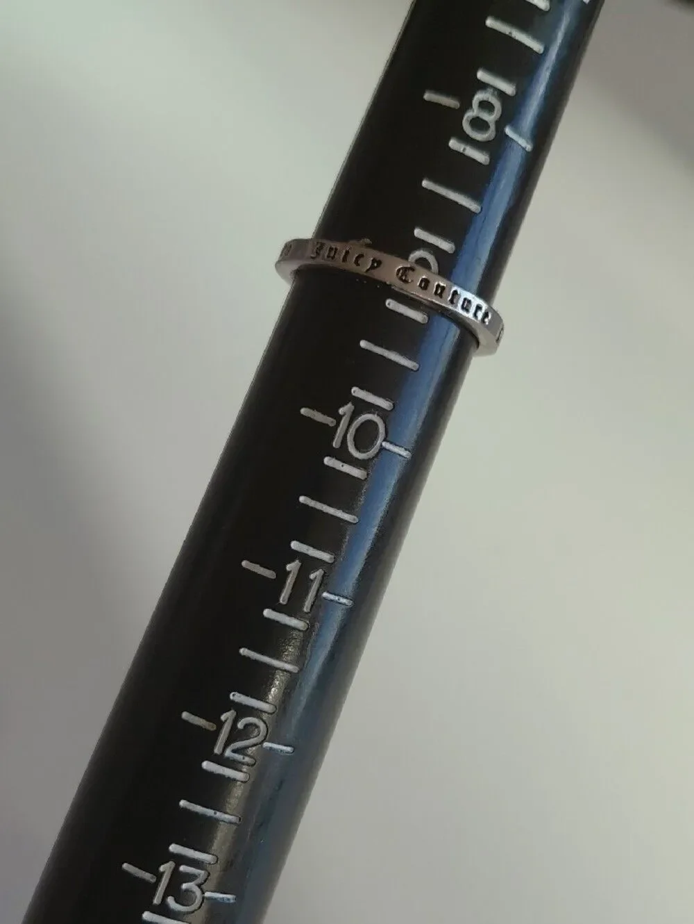 Juicy Couture Silver SPACER Rings.  They Come  With A Care Tag...Size 9....new